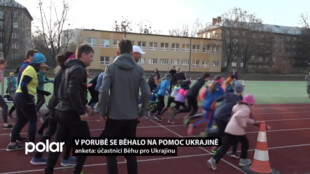 Atletika Poruba uspořádala charitativní běh na pomoc Ukrajině