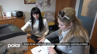 Ukrajinka se před válkou učila jazyk v české vesnici, nyní se stala prvním zaměstnancem magistrátu