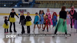 Sportovní krasobruslařský klub Karviná uspořádal prověrkové závody a karneval na ledě