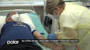 Na cestě z Ukrajiny musel uprchlík vydržet týden bez dialýzy. Nyní o něj pečují ve fifejdské nemocnici