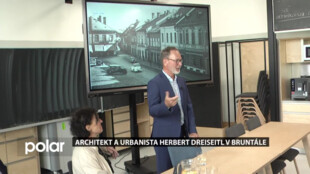 Světoznámý architekt a urbanista Herbert Dreiseitl navštívil Bruntál. Besedoval, přednášel a jednal s vedením města