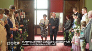 Platinová svatba manželů Gebauerových z Vávrovic