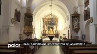 Sbírka Daruj F-M vybírá peníze na obnovu lavic v kostele svatého Jana Křtitele