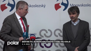 Brífink po jednání Krizového štábu Moravskoslezského kraje - 4. 4. 2022