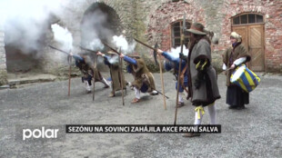 Akce První salva zahájila na hradě Sovinci novou sezónu a představila nové neobvyklé expozice
