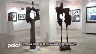 V Mánesově síni MěDK Karviná začala společná výstava Waltera Taszka a jeho dcery Romany
