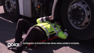 Dopravní policie opět vážila kamiony. V MS kraji jsou častými přestupci Poláci