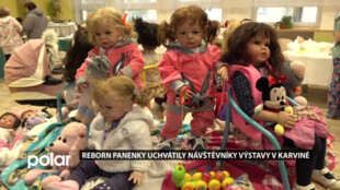 Reborn panenky uchvátily návštěvníky výstavy v karvinském Juventusu