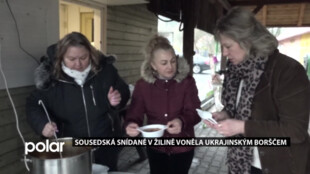 Sousedská snídaně v novojičínské Žilině voněla ukrajinským borščem