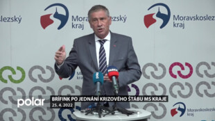 Brífink po jednání Krizového štábu Moravskoslezského kraje - 25. 4. 2022