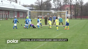 O fotbal je ve Stonavě zájem i mezi děvčaty