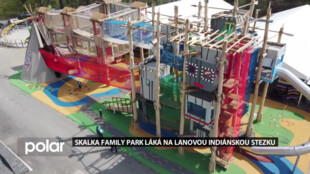 Ostravský Skalka Family Park láká na novou lanovou Indiánskou stezku