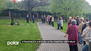 V Palkovicích a Myslíku uctili památku obětí války, včetně místních mladíků popravených fašisty