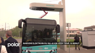 Dopravní podnik Ostrava má nové elektrobusy. Nabíjení na 40 km jízdy trvá 10 minut
