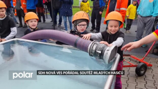 Mladí hasiči útočili v soutěži SDH Nová Ves o štít Maryčky Magdonové