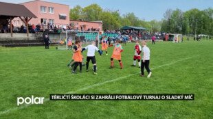 Těrličtí školáci si zahráli velký fotbalový turnaj o sladký míč