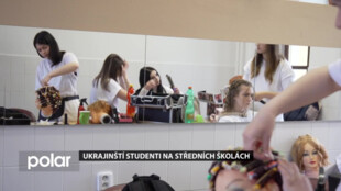 Ukrajinští studenti na středních školách. Praxe je pro ně jednodušší než teorie v lavicích