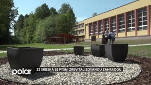 Na ZŠ Srbská už se učí i venku. Má revitalizovanou zahradu s přírodovědnou učebnou