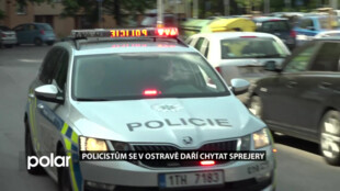 Policistům se v Ostravě daří chytat sprejery. Posledního doběhli pár metrů od jeho díla