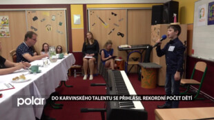 Do pěvecké soutěže Karvinský talent se přihlásil rekordní počet talentovaných dětí