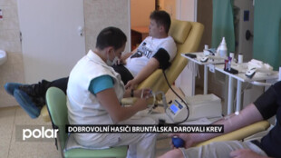 Dobrovolní hasiči z celého Bruntálska darovali hromadně krev v Podhorské nemocnici v Bruntále