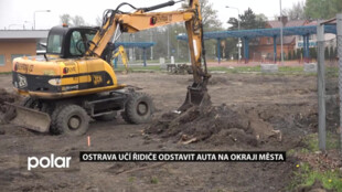 Ostrava učí řidiče odstavit auto na okraji města. Hranečník je vzorem fungování