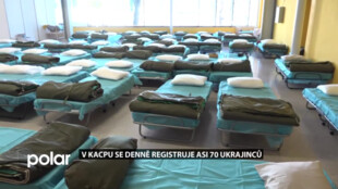 V KACPU v Ostravě se denně registruje kolem 70 Ukrajinců. Kraj pro ně chce sprchy a záchody
