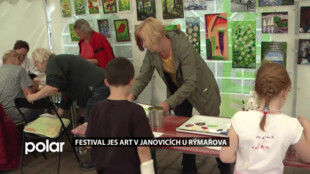 Jes Art, jesenický umělecký festival amatérských tvůrců v Janovicích, zaujal rozsahem i pestrostí