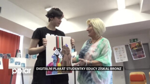 Digitální plakát studentky Educy získal v celorepublikové soutěži bronz
