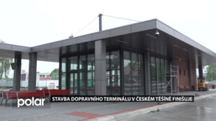 Podoba nového dopravního terminálu v Českém Těšíně se rýsuje, práce na stavbě finišují
