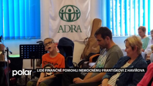 Lidé finančně pomohli nemocnému Františkovi z Havířova, benefiční koncert uspořádala Nadace ADRA