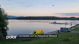 Na Žermanické přehradě hledali tělo utonulého plavce i pomocí vrtulníku, našli ho druhý den