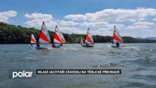 Mladí jachtaři závodili na Těrlické přehradě