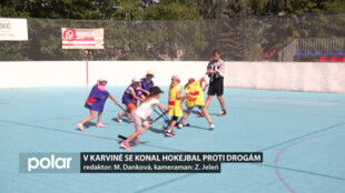 V Karviné se pro děti a mládež konal hokejbal proti drogám