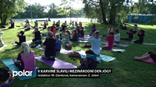 V Karviné slavili Mezinárodní den jógy. V několikahodinovém programu se lektoři střídali