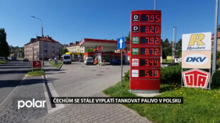 Čechům se i přes menší cenový rozdíl stále vyplatí tankovat palivo v Polsku
