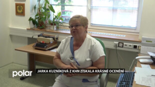 Jarka Kuzníková z Karvinské hornické nemocnice získala ocenění