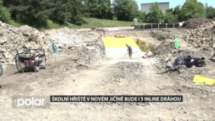 Školní hřiště v Novém Jičíně bude mít po rekonstrukci také inline dráhu