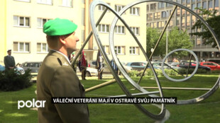 Válečné veterány bude v Ostravě připomínat nový památník. Tři kovové plastiky se mohou pohybovat