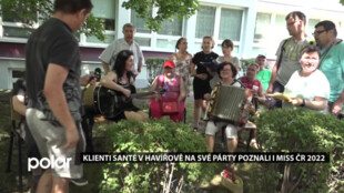 Klienti Santé v Havířově na své zahradní slavnosti poznali i MISS Czech Republic