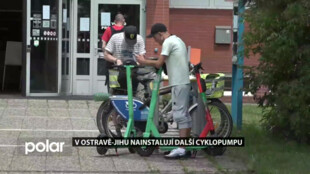 Cyklistů je čím dál víc. V Ostravě-Jihu proto přibývá i cyklopump