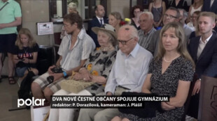 Dva nové čestné občany Nového Jičína spojuje gymnázium