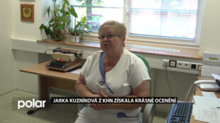 Jarku Kuzníkovou z Karvinské hornické nemocnice potěšilo ocenění Alice Garrigue Masarykové