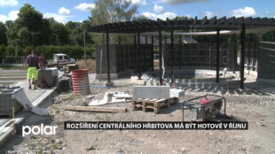 Rozšíření centrálního hřbitova ve Frýdku-Místku by mělo být hotové v říjnu