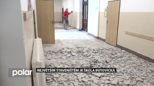 Největším školním staveništěm je budova na Butovické