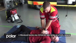 V přehradě Baška se utopil senior. Půlhodinová resuscitace byla marná