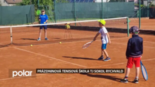 TJ Sokol Rychvald připravila pro děti tradiční prázdninovou tenisovou školu