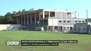 Nová sportovní hala v Třebovicích už má střechu. Ani krize ve stavebnictví ji příliš neprodražila