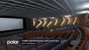 V kině Centrum probíhá další modernizace kinosálu. Tentokrát budou mít změny vliv na akustiku