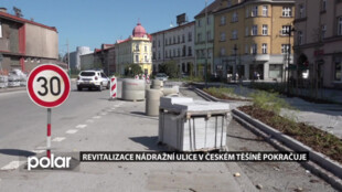 Revitalizace Nádražní ulice v Českém Těšíně je v poslední etapě, práce provází komplikace